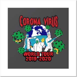 corona virus world tours 2019 - 2020 Posters and Art